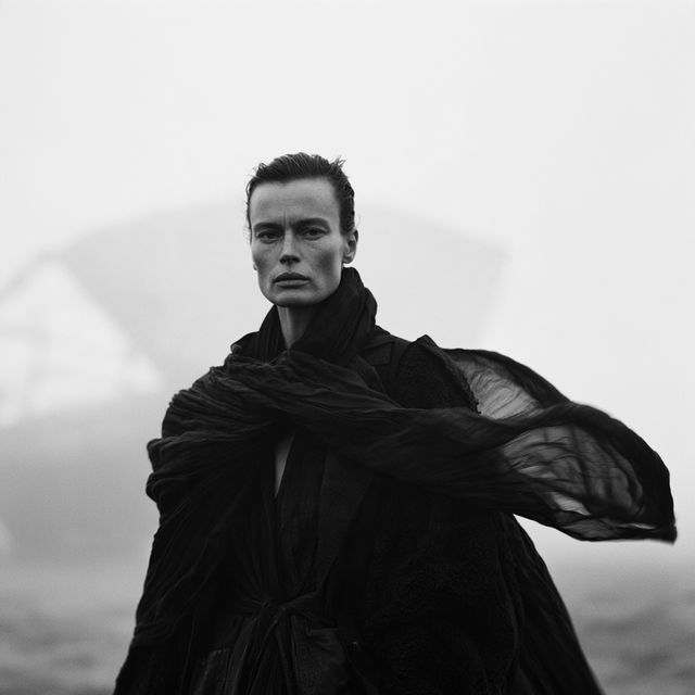 Peter Lindbergh style, Midjourney V8.2, render 4 of 4