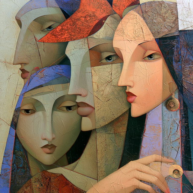 Peter Mitchev style, Midjourney V8.2, render 2 of 4