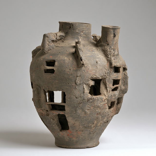 Peter Voulkos style, Midjourney V8.2, render 2 of 4