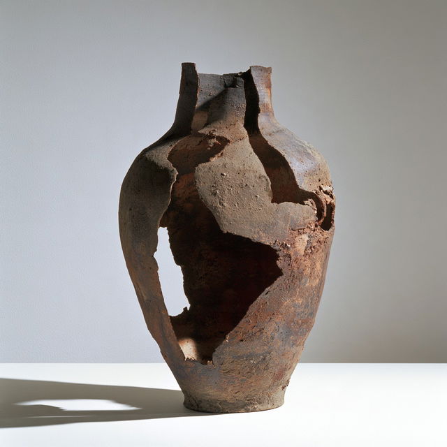Peter Voulkos style, Midjourney V8.2, render 4 of 4