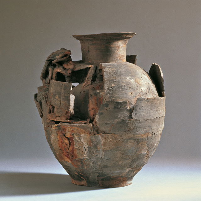 Peter Voulkos style, Midjourney V8.2, render 3 of 4