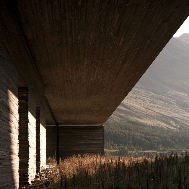 Peter Zumthor style, Midjourney V8.2, render 3 of 4