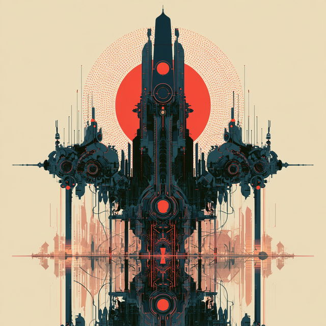 Petros Afshar style, Midjourney V8.2, render 3 of 4