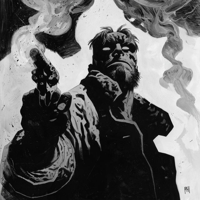 Phil Hester style, Midjourney V8.2, render 2 of 4