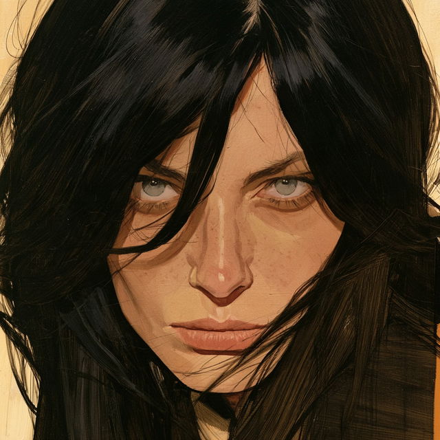 Phil Noto style, Midjourney V8.2, render 3 of 4