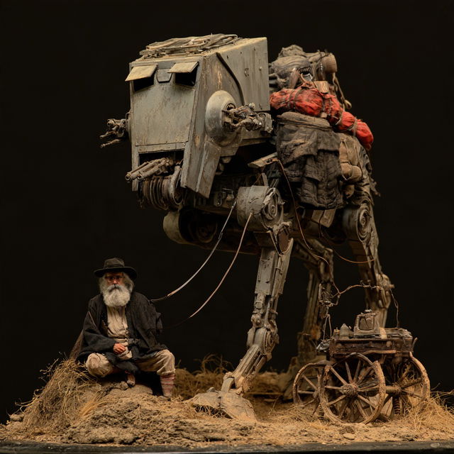 Phil Tippett style, Midjourney V8.2, render 4 of 4