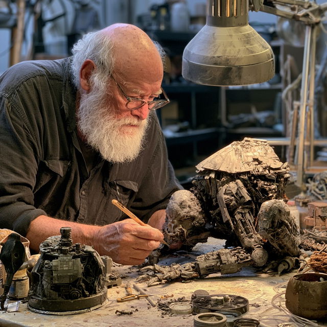 Phil Tippett style, Midjourney V8.2, render 3 of 4