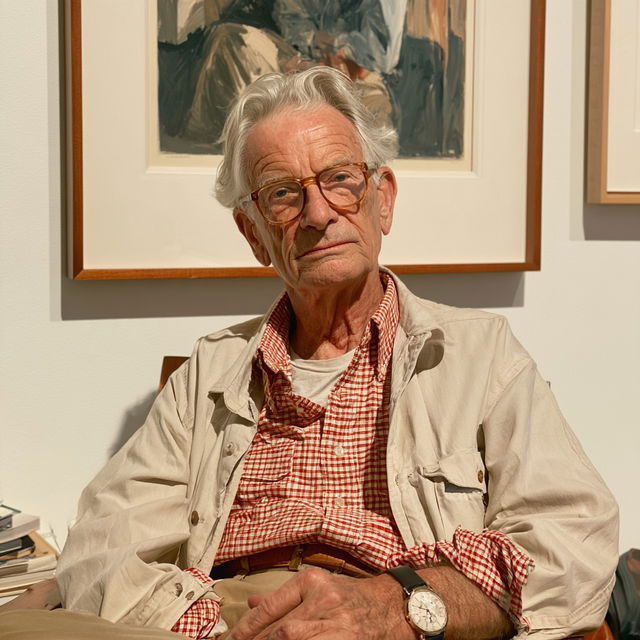 Philip Pearlstein style, Midjourney V8.2, render 3 of 4