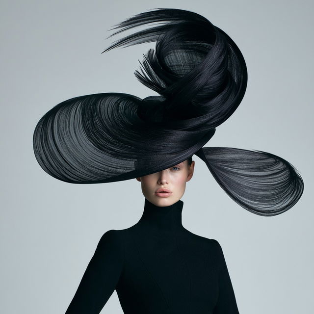 Philip Treacy style, Midjourney V8.2, render 2 of 4