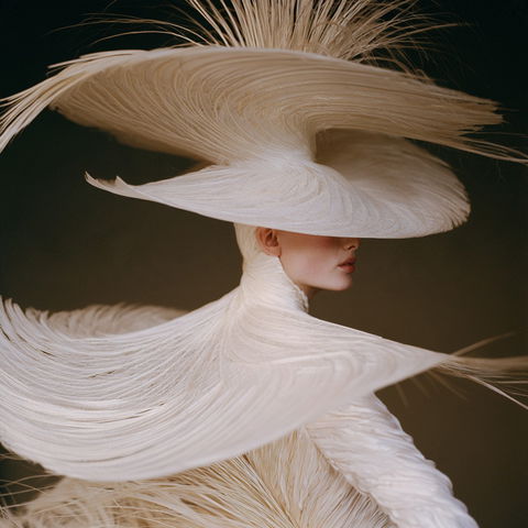 Philip Treacy style (Fashion designers), Midjourney V8.2