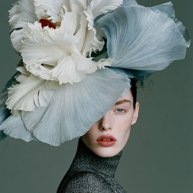 Philip Treacy style, Midjourney V8.2, render 4 of 4