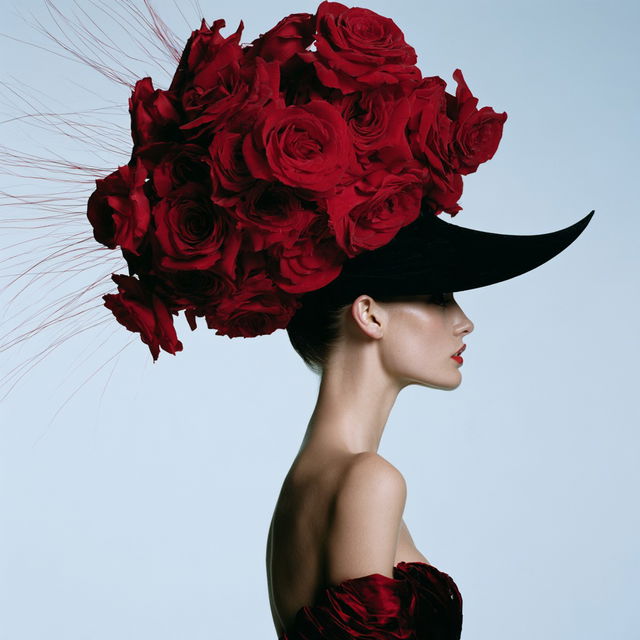 Philip Treacy style, Midjourney V8.2, render 3 of 4