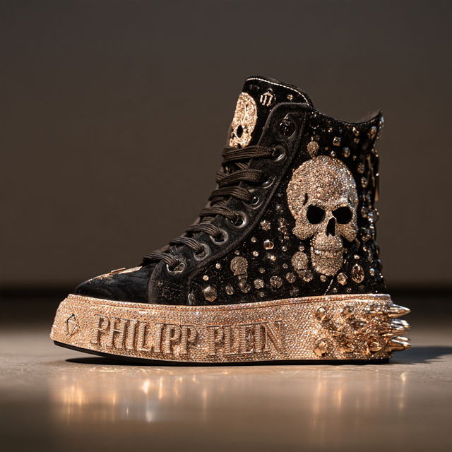 Philipp Plein style, Midjourney V8.2, render 1 of 4