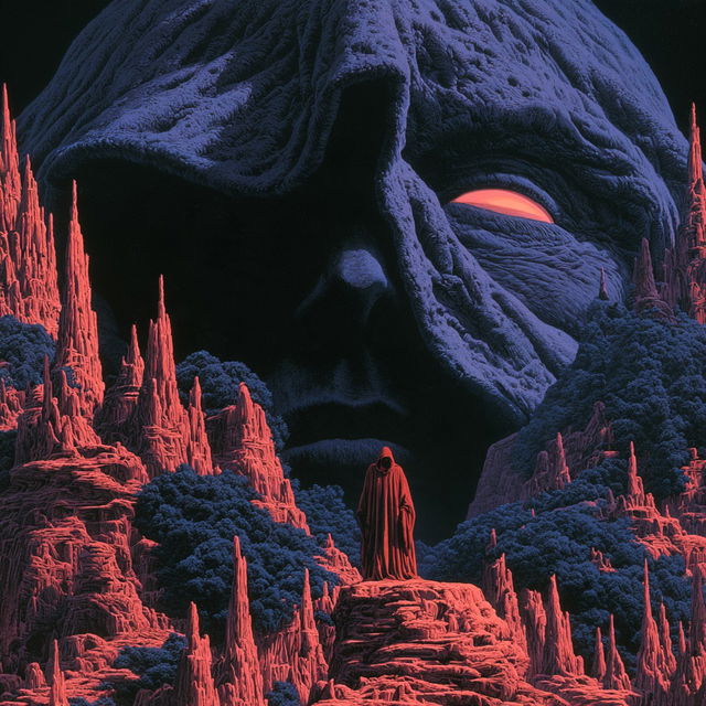 Philippe Caza style, Midjourney V8.2, render 1 of 4