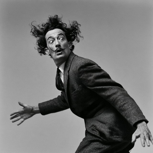 Philippe Halsman style, Midjourney V8.2, render 4 of 4