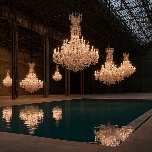 Philippe Parreno style, Midjourney V8.2, render 1 of 4