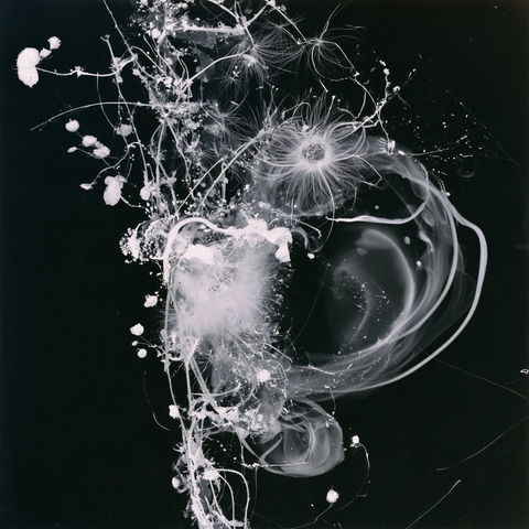 Photogram style (Techniques), Midjourney V8.2