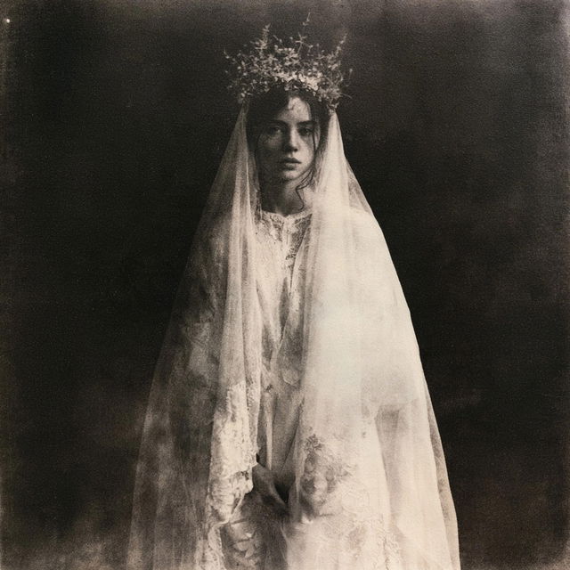 Photogravure style, Midjourney V8.2, render 1 of 4