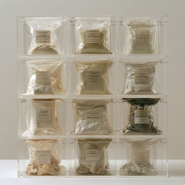 Piero Manzoni style, Midjourney V8.2, render 3 of 4