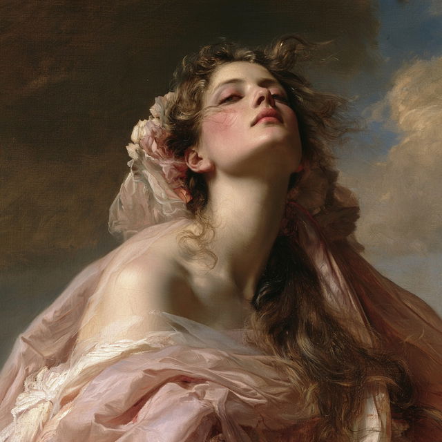 Pierre-Auguste Cot style, Midjourney V8.2, render 1 of 4