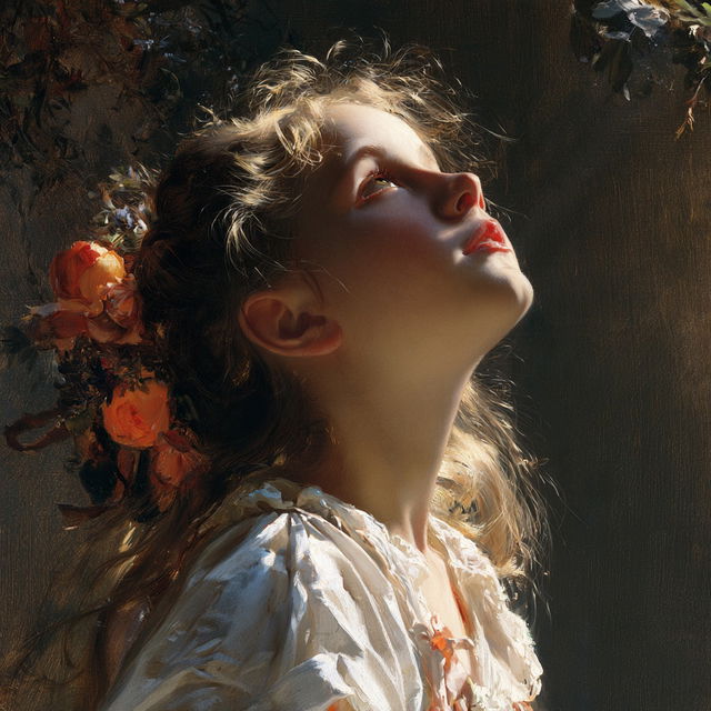 Pierre-Auguste Cot style, Midjourney V8.2, render 3 of 4