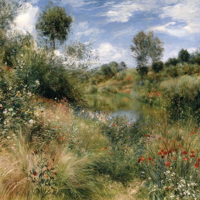 Pierre-Auguste Renoir style, Midjourney V8.2, render 4 of 4