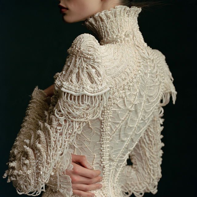Pierre Balmain style, Midjourney V8.2, render 1 of 4