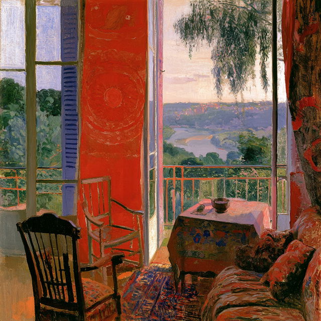 Pierre Bonnard style, Midjourney V8.2, render 3 of 4