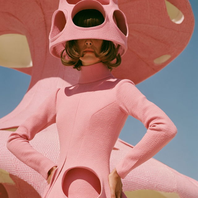 Pierre Cardin style, Midjourney V8.2, render 1 of 4
