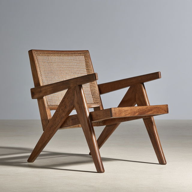 Pierre Jeanneret style, Midjourney V8.2, render 2 of 4