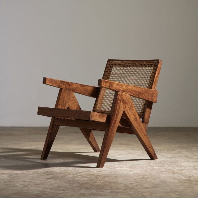 Pierre Jeanneret style, Midjourney V8.2, render 1 of 4