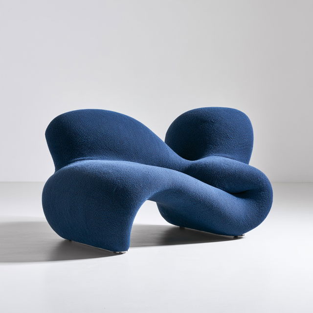 Pierre Paulin style, Midjourney V8.2, render 4 of 4