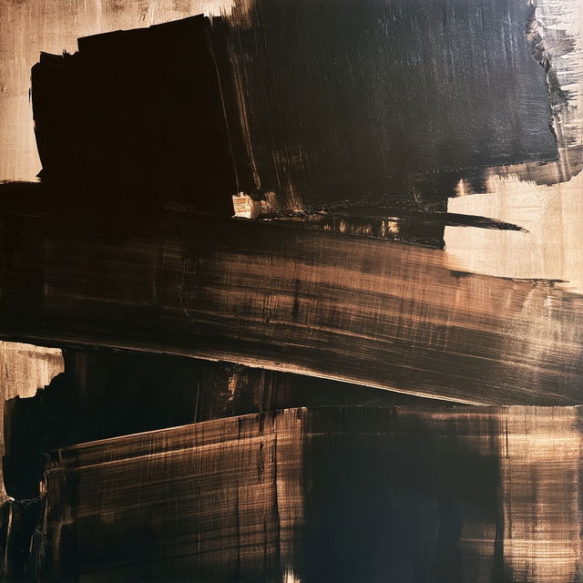 Pierre Soulages style, Midjourney V8.2, render 3 of 4