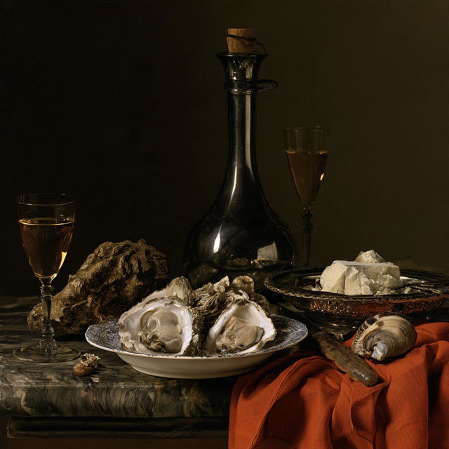 Pieter Claesz style, Midjourney V8.2, render 1 of 4
