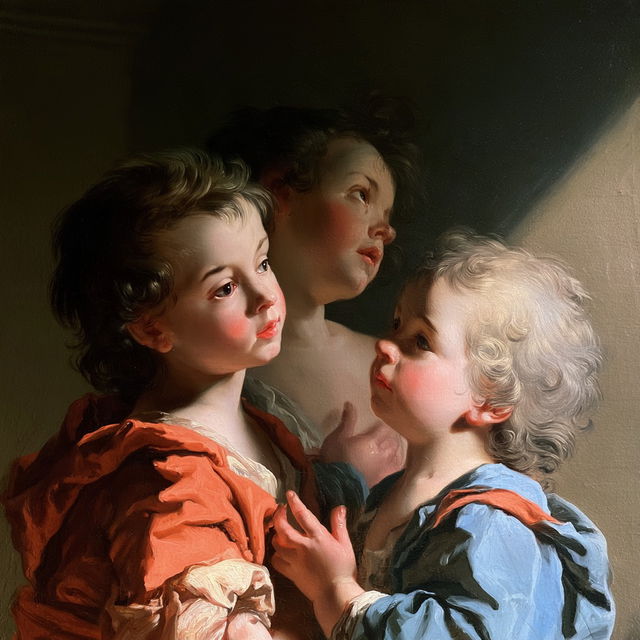 Pietro Antonio Rotari style, Midjourney V8.2, render 2 of 4