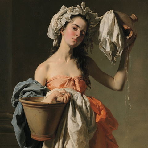 Pietro Antonio Rotari style (Painters), Midjourney V8.2