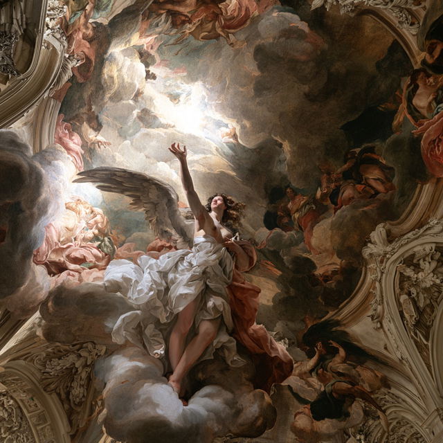 Pietro da Cortona style, Midjourney V8.2, render 4 of 4