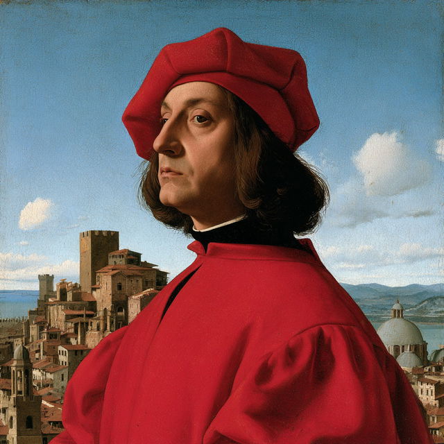 Pietro Perugino style, Midjourney V8.2, render 2 of 4