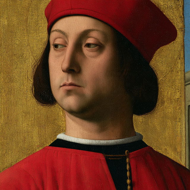 Pietro Perugino style, Midjourney V8.2, render 1 of 4