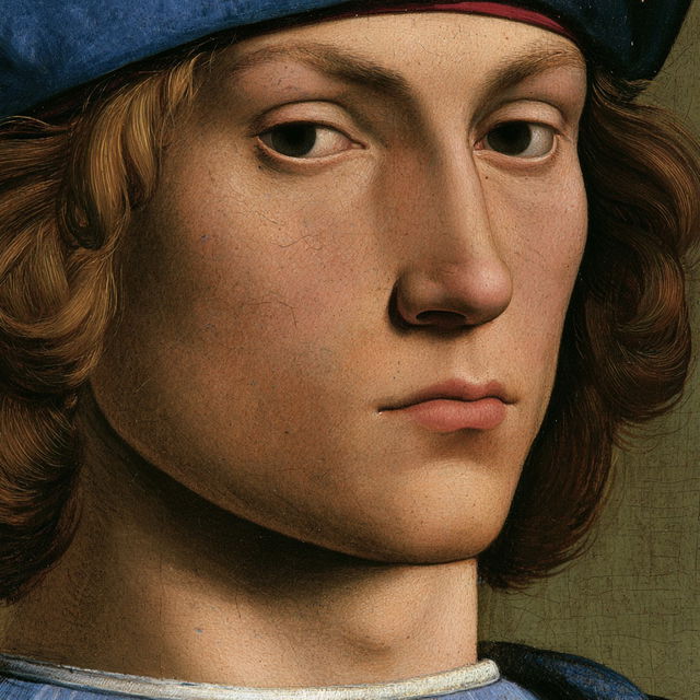 Pietro Perugino style, Midjourney V8.2, render 3 of 4