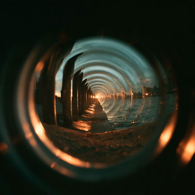 Pinhole lens style, Midjourney V8.2, render 1 of 4