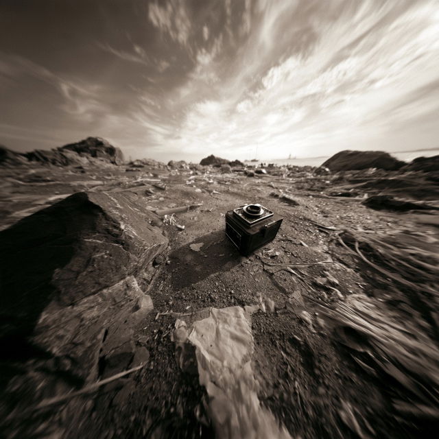 Pinhole photography style, Midjourney V8.2, render 2 of 4