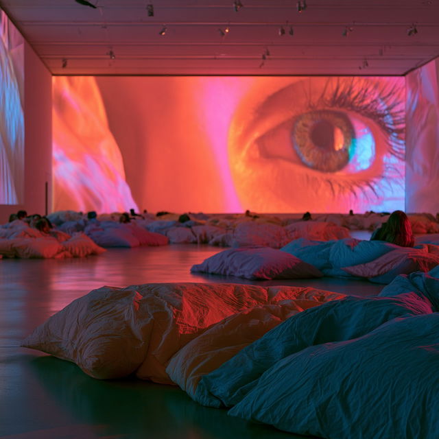 Pipilotti Rist style, Midjourney V8.2, render 3 of 4