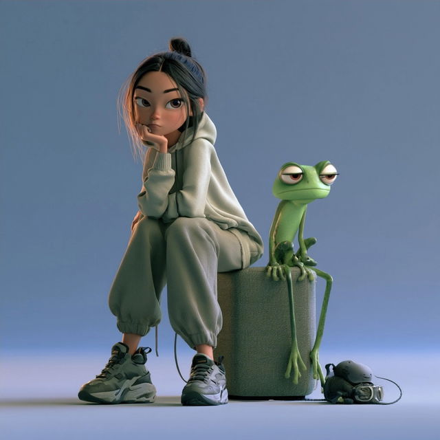 Pixar studio style, Midjourney V8.2, render 4 of 4