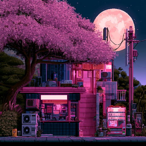 Pixel art style (Genres), Midjourney V8.2