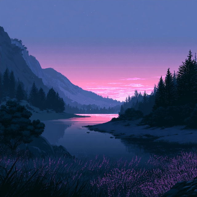 Pixel drawing style, Midjourney V8.2, render 4 of 4