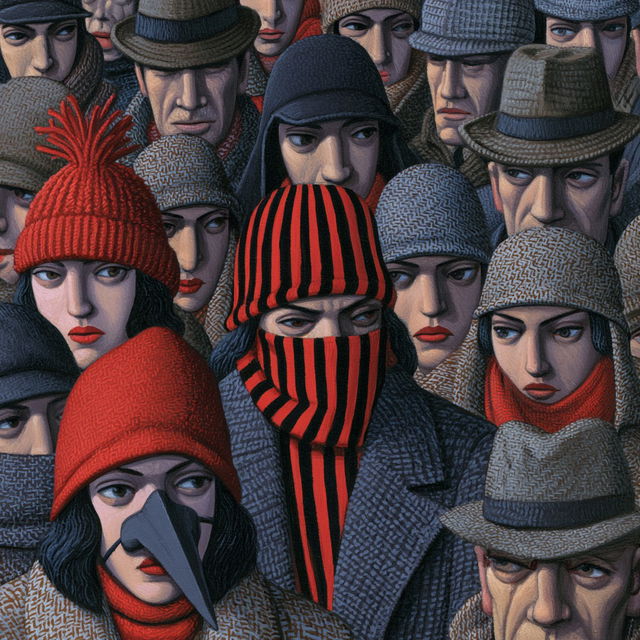 PJ Crook style, Midjourney V8.2, render 2 of 4