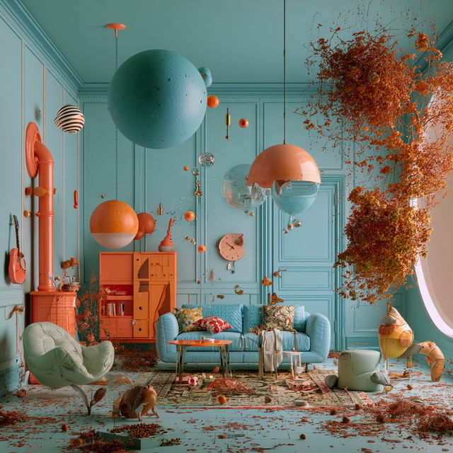 Playful atmosphere style, Midjourney V8.2, render 3 of 4