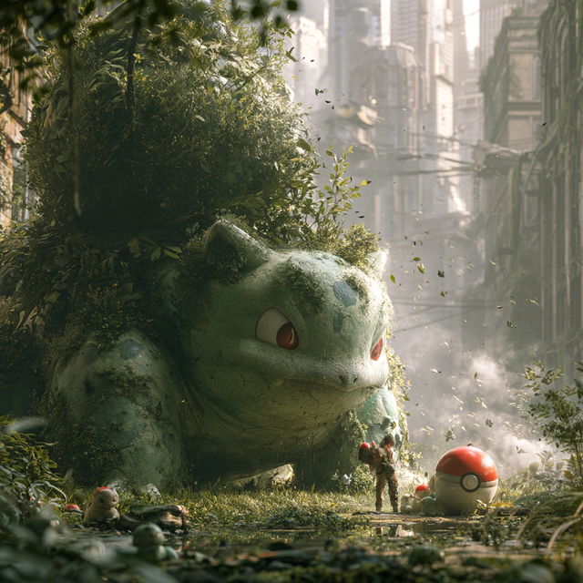 Pokemon style, Midjourney V8.2, render 3 of 4