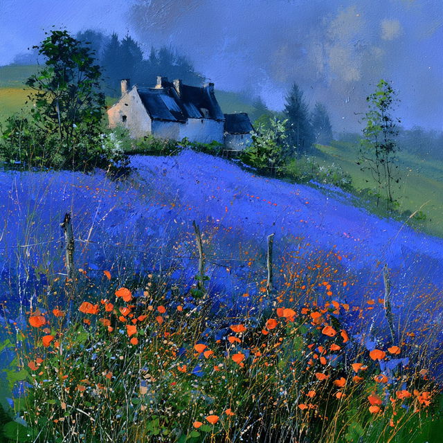 Pol Ledent style, Midjourney V8.2, render 4 of 4